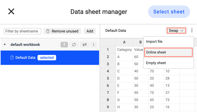 Helpcenter-how-to-manage-data-right-pane-swap-online-sheet