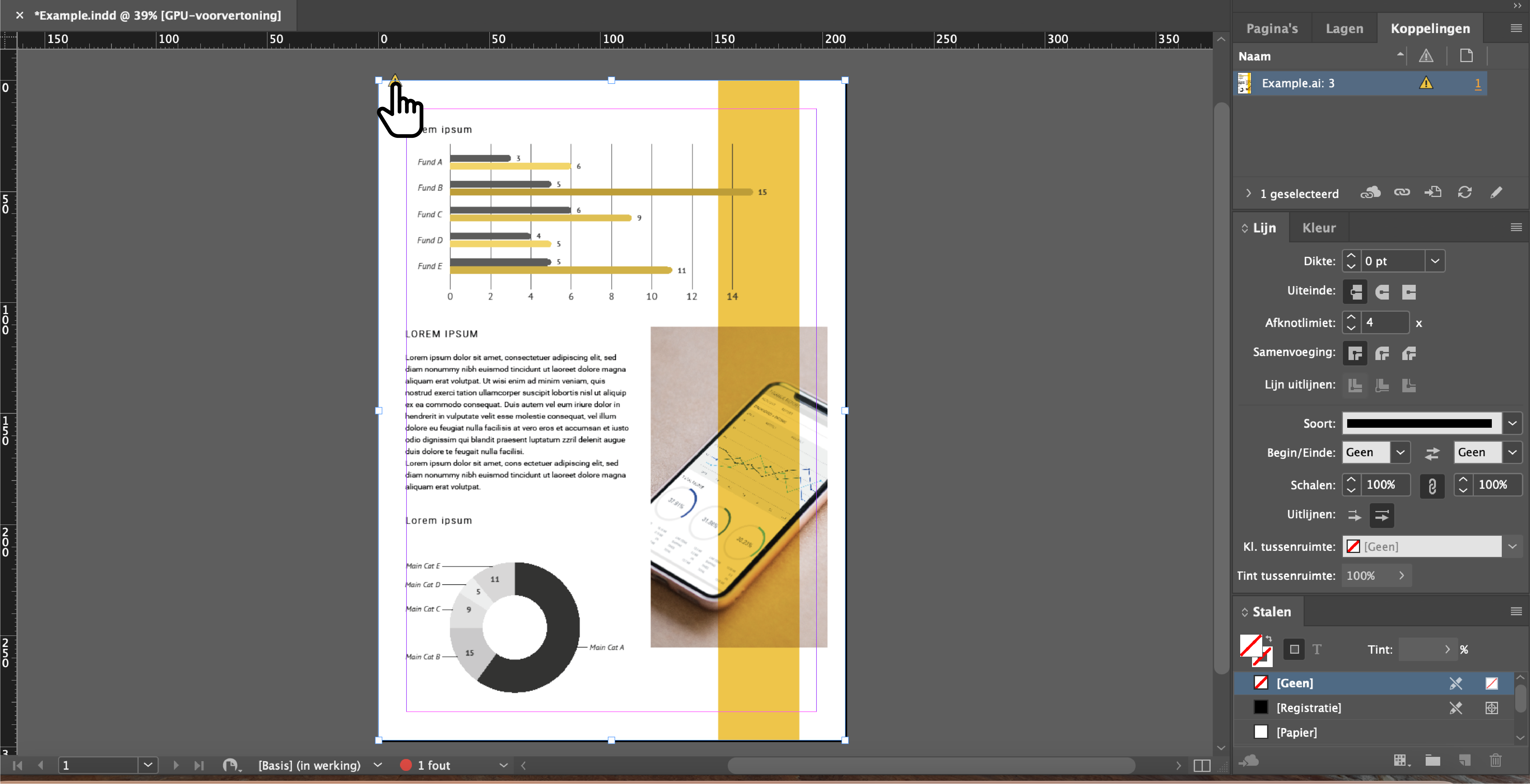 How to create a multi-page report with Datylon charts using Adobe InDesign.